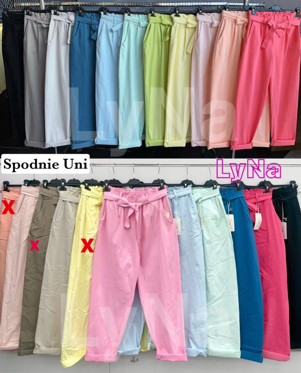 Spodnie damskie (Włoskie produkt) Roz Standard, Mix Kolor Paczka 5 szt